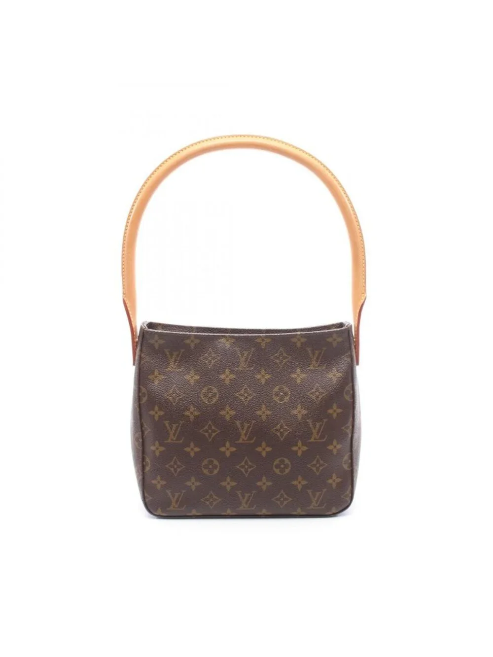 Louis Vuitton Shoulder Bag Looping MM Monogram Canvas Leather
